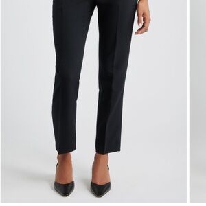 Open edit icon high waist ankle cigarette pant